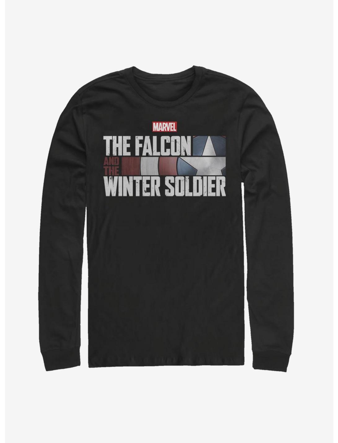 Marvel The Falcon And The Winter Soldier Long-Sleeve T-Shirt, BLACK, hi-res
