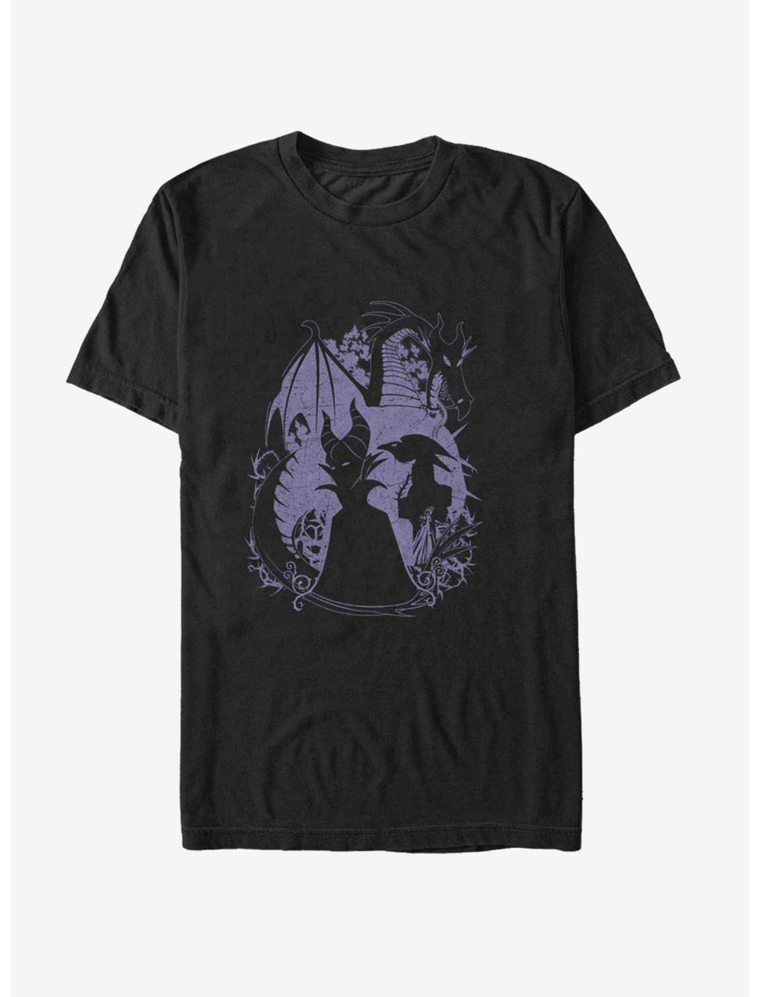 Disney Sleeping Beauty Maleficent's Wrath T-Shirt, BLACK, hi-res