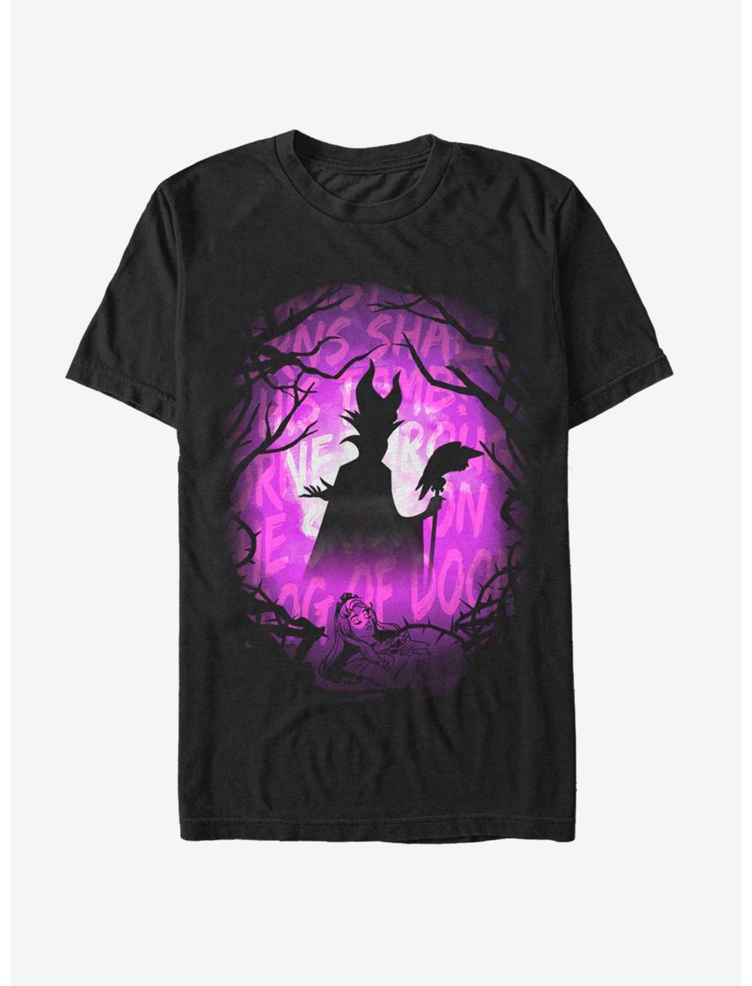 Disney Sleeping Beauty Maleficent Fog Of Doom T-Shirt, BLACK, hi-res