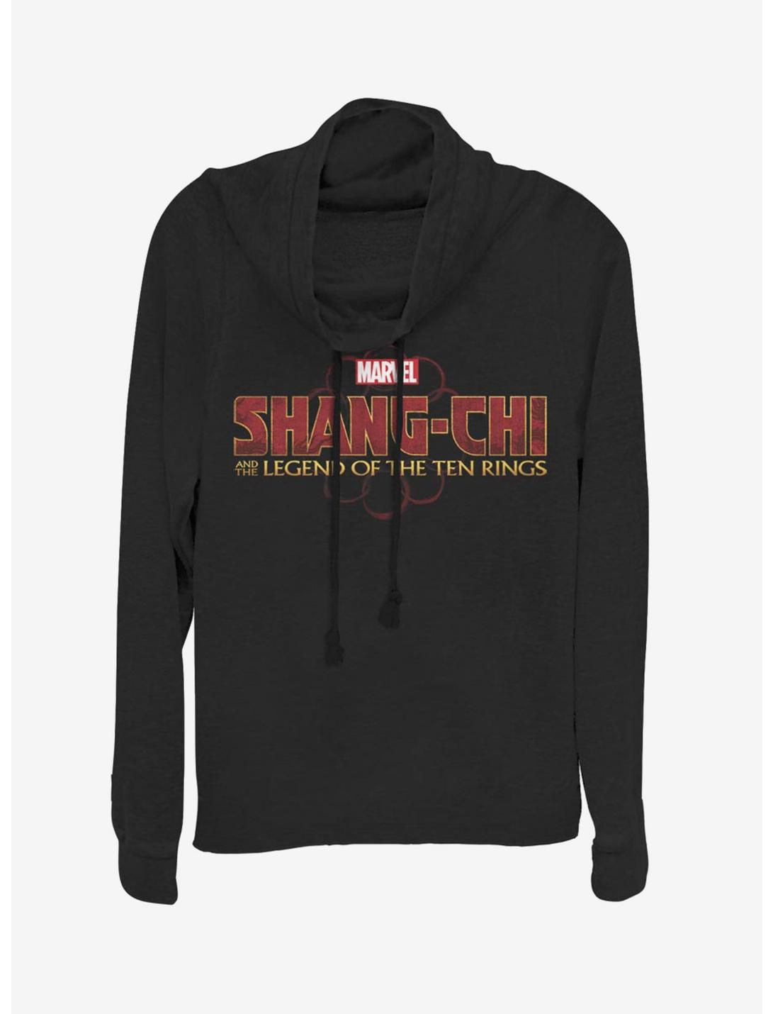 Marvel Shang-Chi And The Legend Of The Ten Rings Cowlneck Long-Sleeve Womens Top, BLACK, hi-res