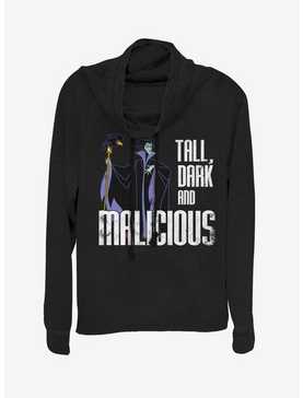 Disney Sleeping Beauty Maleficent Tall Dark And Malicious Cowlneck Long-Sleeve Womens Top, , hi-res