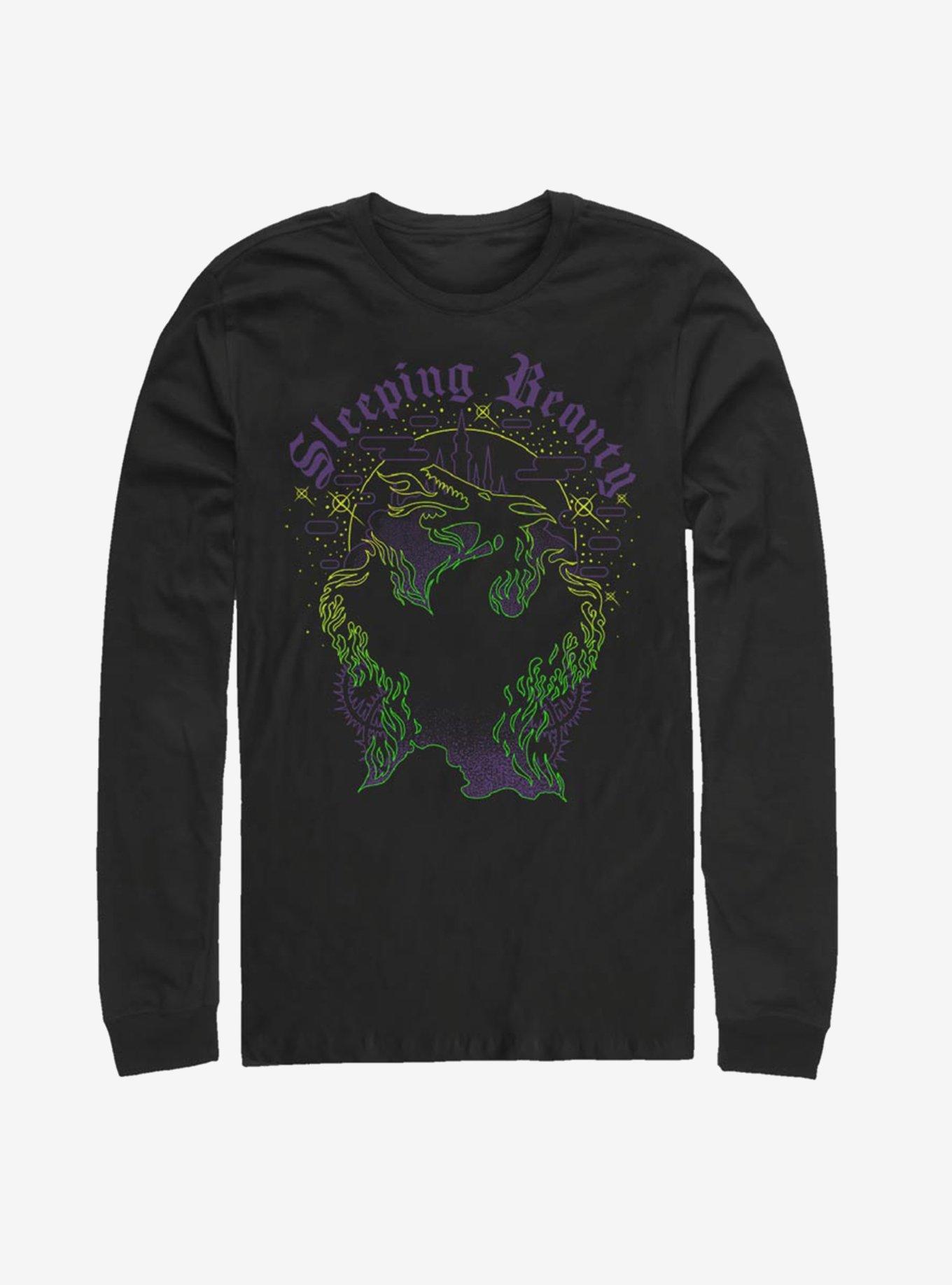 Disney Sleeping Beauty Maleficent Dragon Form Long-Sleeve T-Shirt, BLACK, hi-res