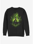 Disney Sleeping Beauty Maleficent Forest Of Thorns Sweatshirt, BLACK, hi-res