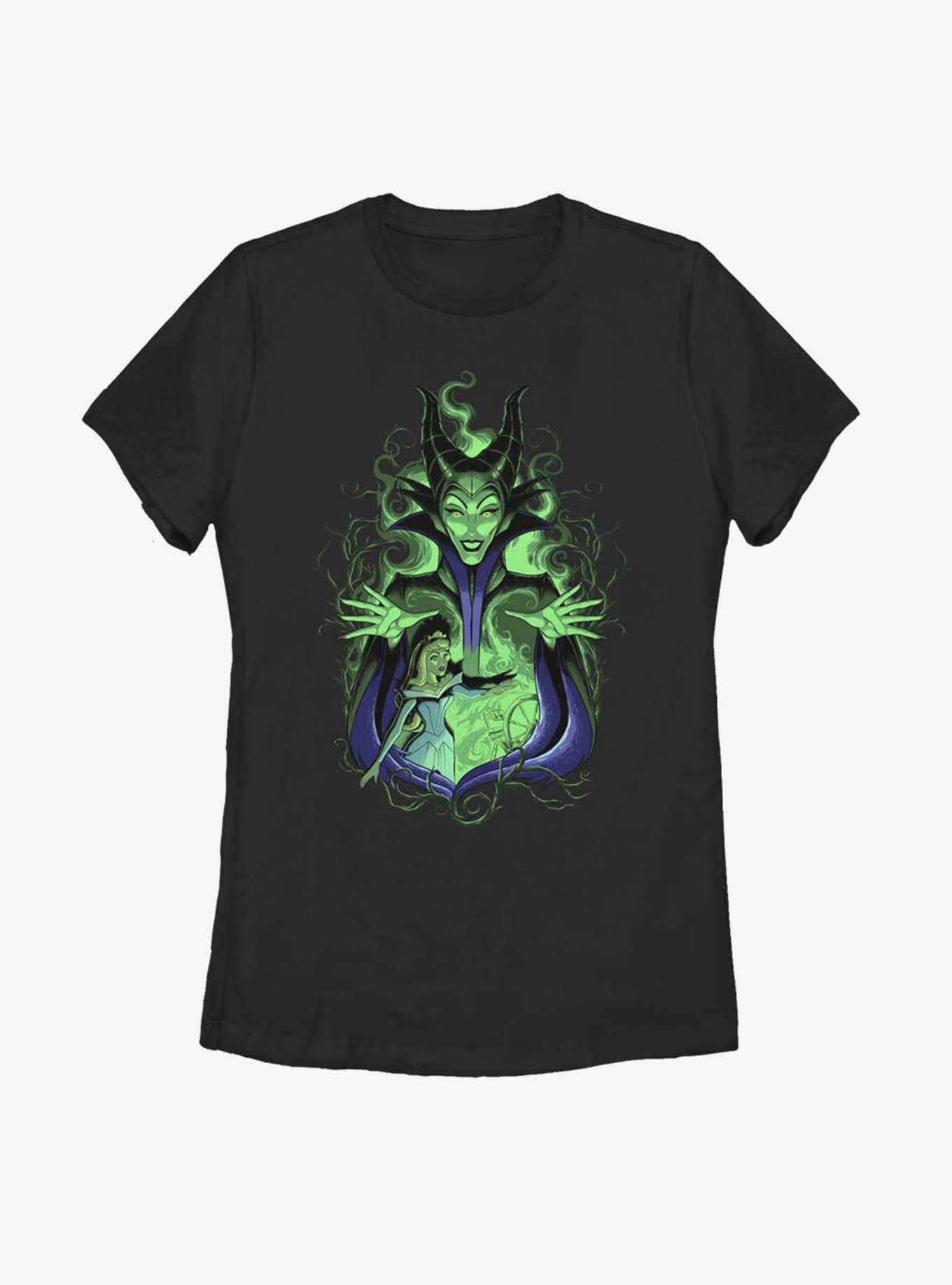 Disney Sleeping Beauty Maleficent Touch The Spindle Womens T-Shirt, , hi-res