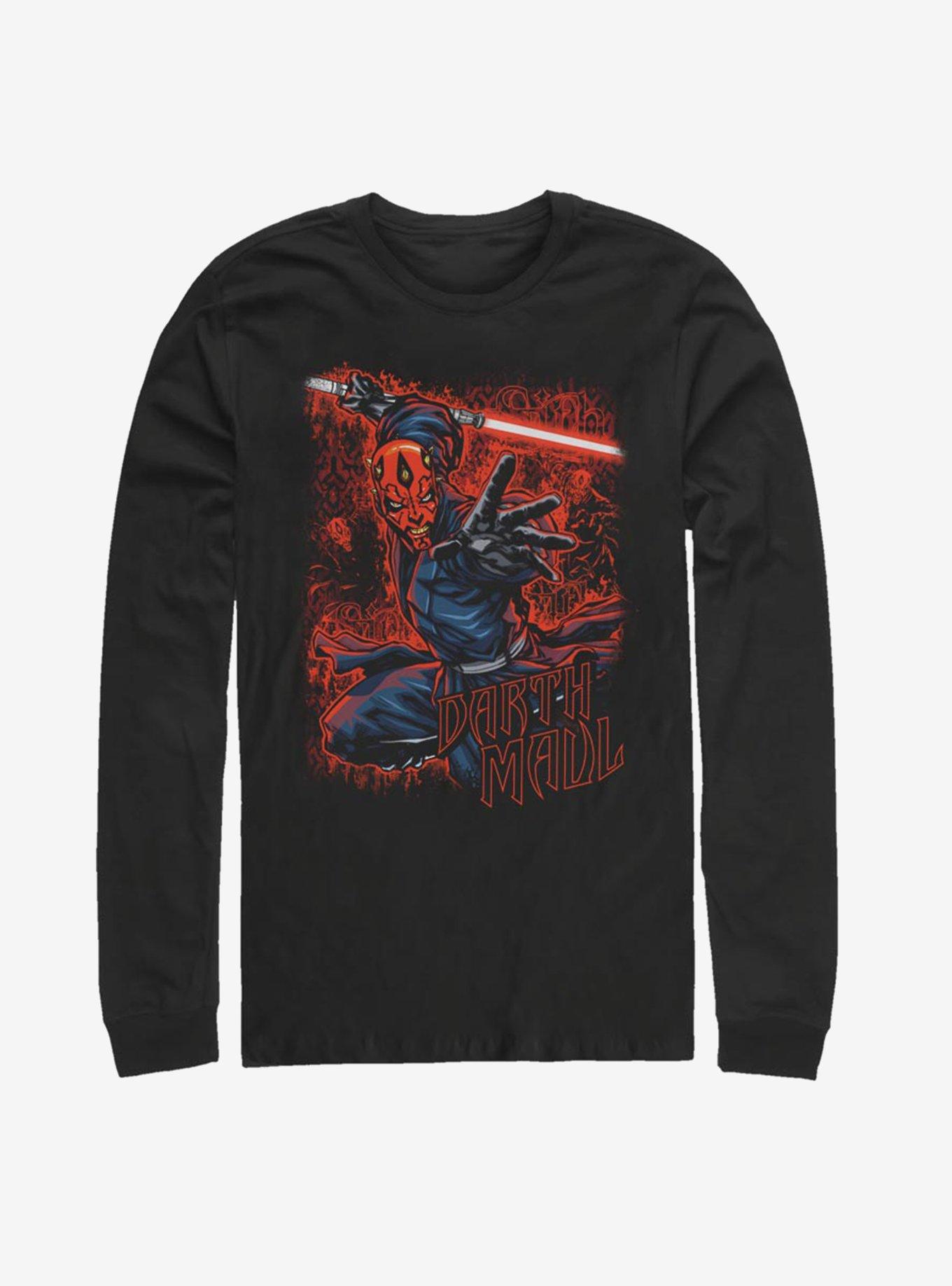 Star Wars Darth Maul Comic Art Long-Sleeve T-Shirt, , hi-res