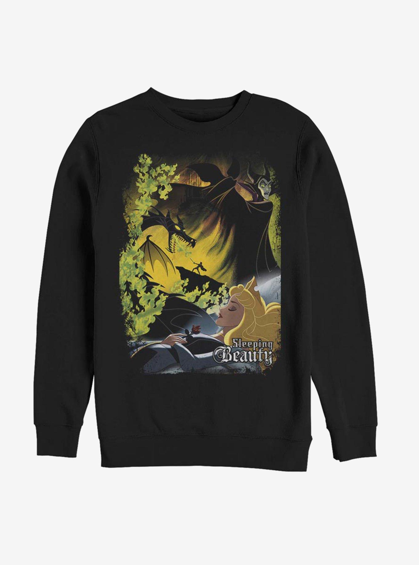 Disney Sleeping Beauty Theatrical Poster Sweatshirt, BLACK, hi-res