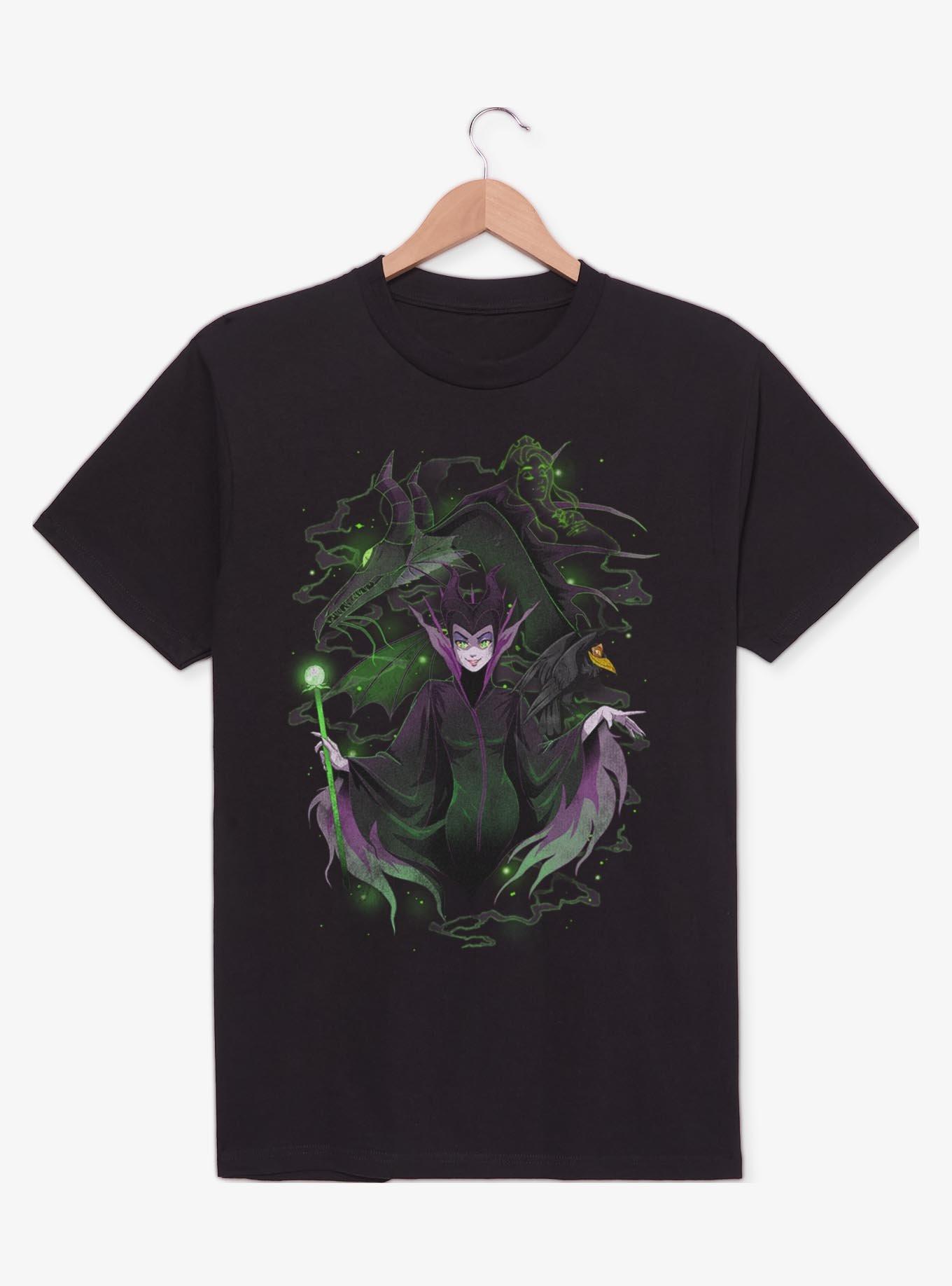 Disney Sleeping Beauty Maleficent Anime Style T-Shirt