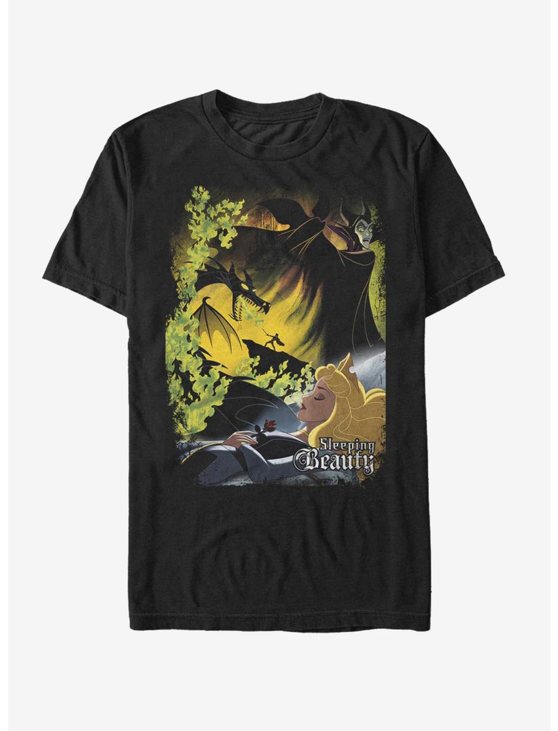 Disney Sleeping Beauty Theatrical Poster T-Shirt, BLACK, hi-res