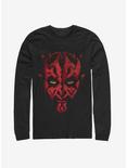 Star Wars Darth Maul Paint Long-Sleeve T-Shirt, BLACK, hi-res