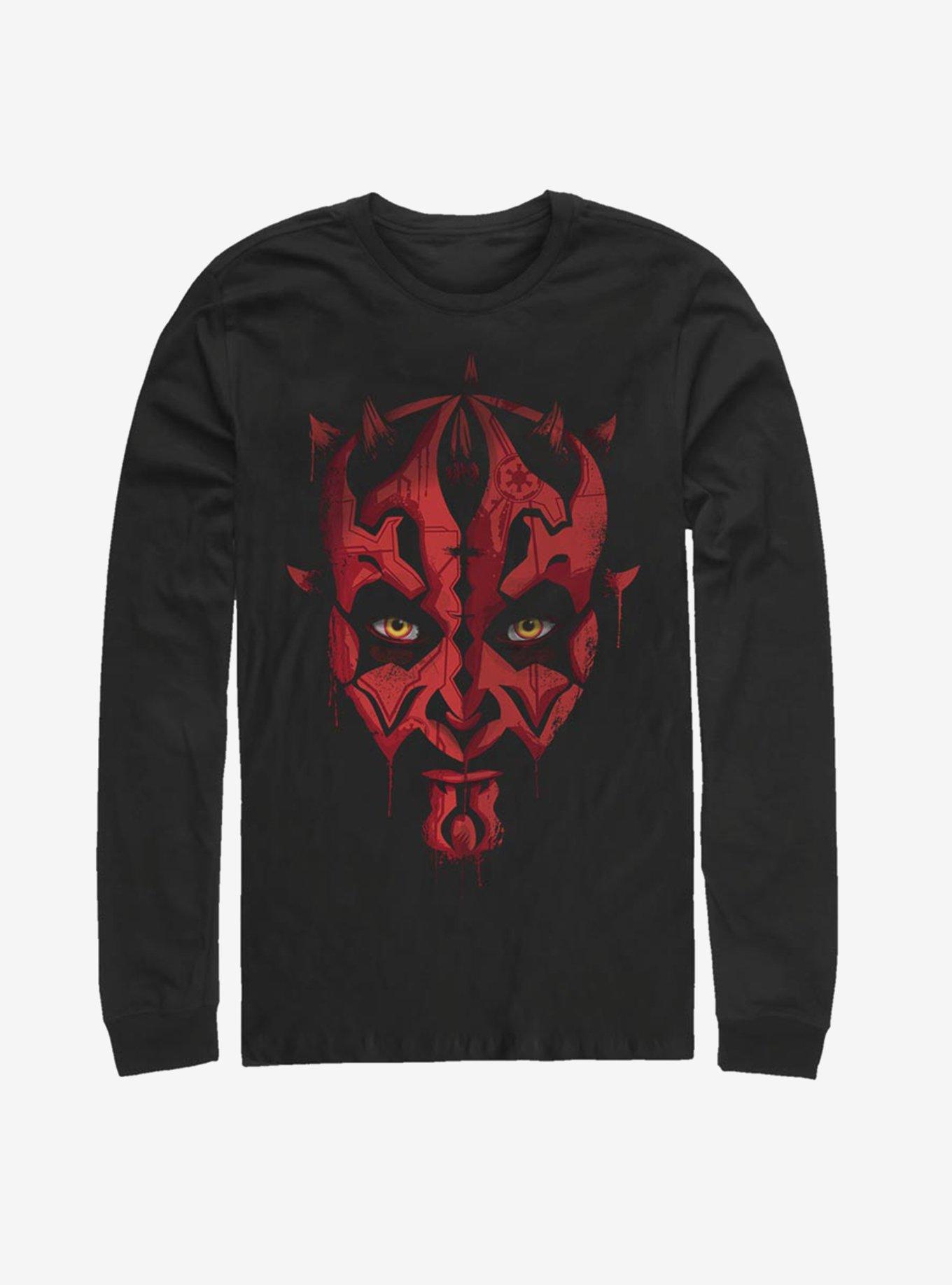 Star Wars Darth Maul Paint Long-Sleeve T-Shirt, , hi-res