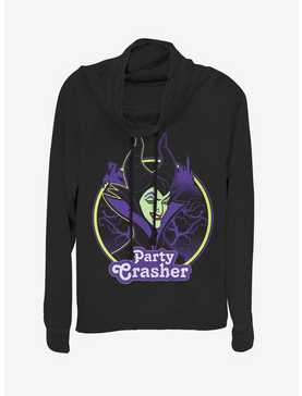 Disney Sleeping Beauty Maleficent Party Crasher Cowlneck Long-Sleeve Womens Top, , hi-res