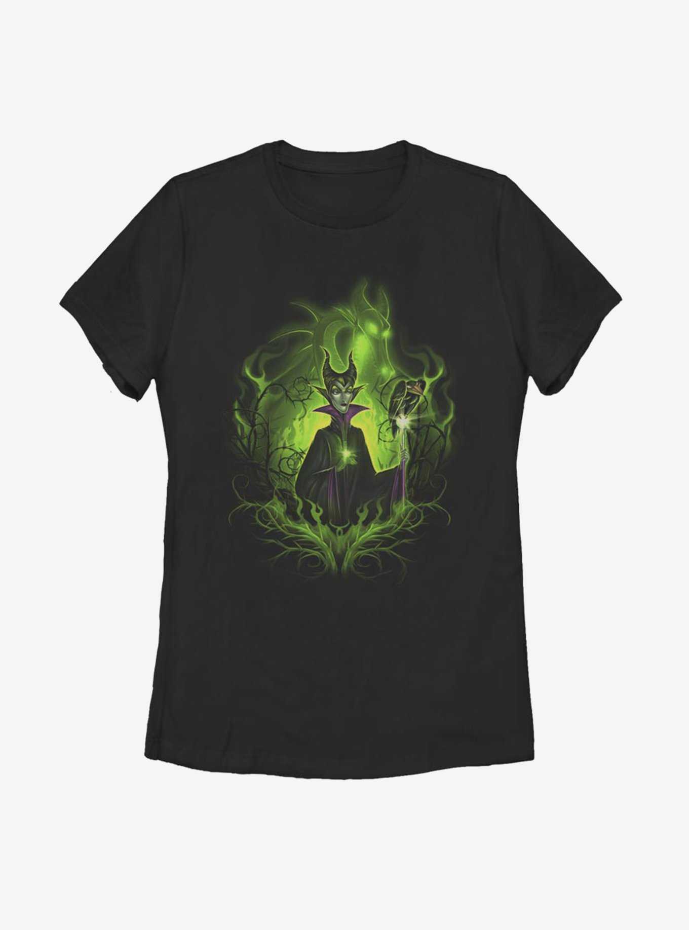 Disney Sleeping Beauty Maleficent Forest Of Thorns Womens T-Shirt, , hi-res