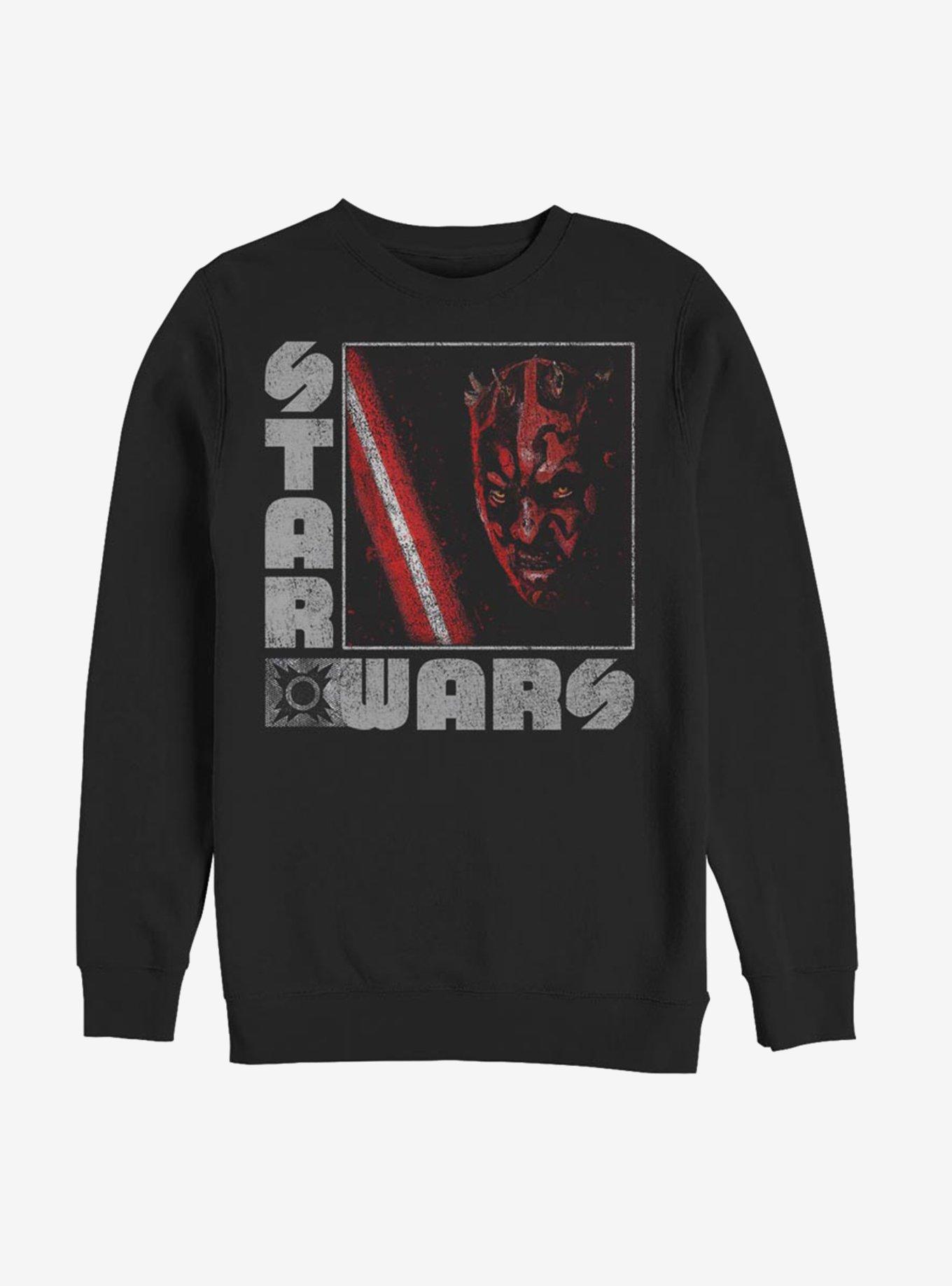 Star Wars Darth Maul Light Saber Sweatshirt, BLACK, hi-res