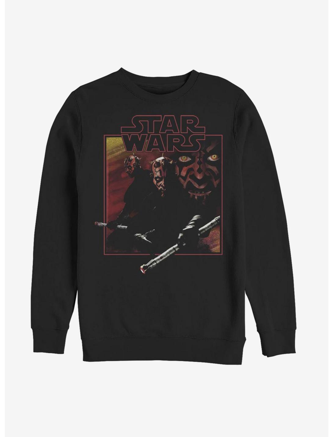 Star Wars Vintage Darth Maul Sweatshirt, BLACK, hi-res