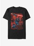 Star Wars Darth Maul Comic Art T-Shirt, BLACK, hi-res