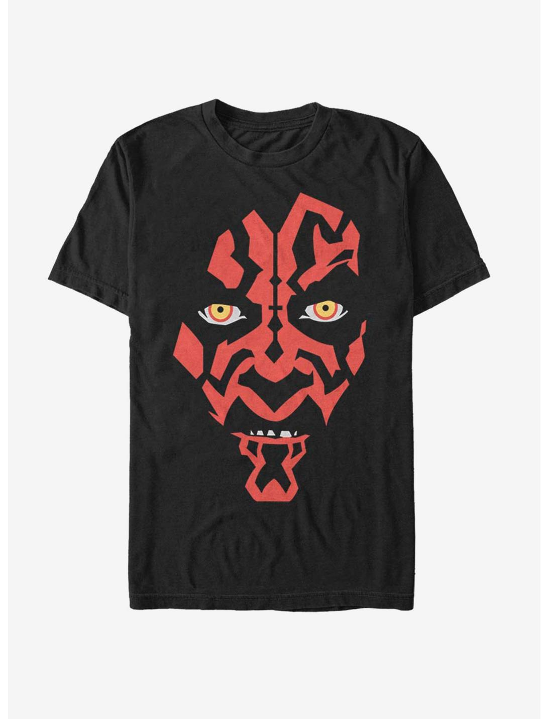 Star Wars Darth Maul Face T-Shirt, BLACK, hi-res