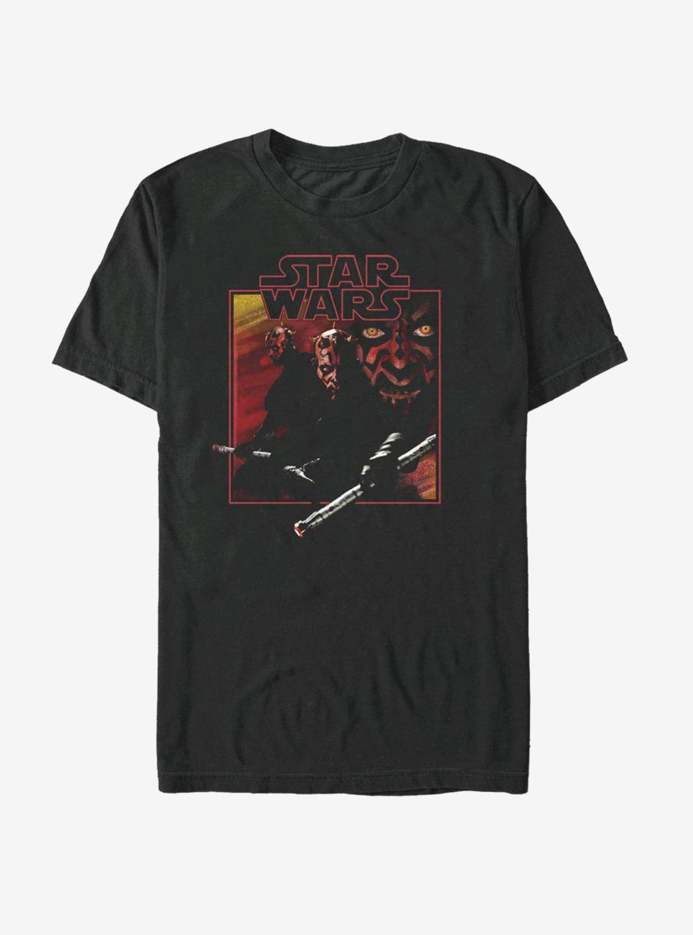 Star Wars Vintage Darth Maul T-Shirt - BLACK | BoxLunch