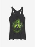 Disney Sleeping Beauty Maleficent Forest Of Thorns Womens Tank Top, BLK HTR, hi-res