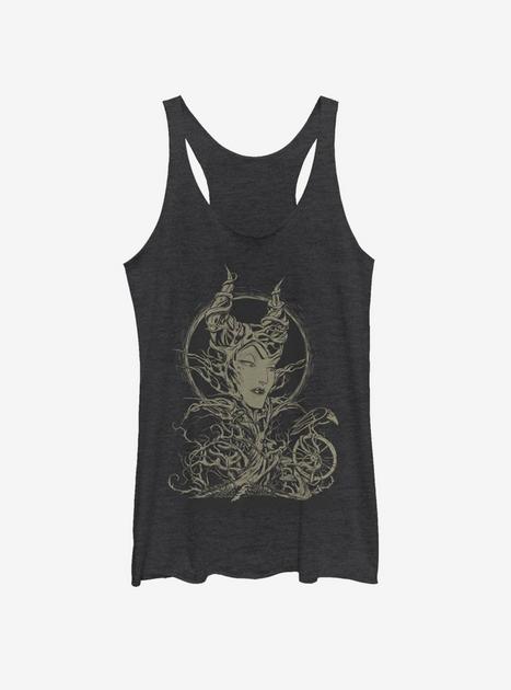 Disney Sleeping Beauty The Gift Maleficent Womens Tank Top - BLACK ...