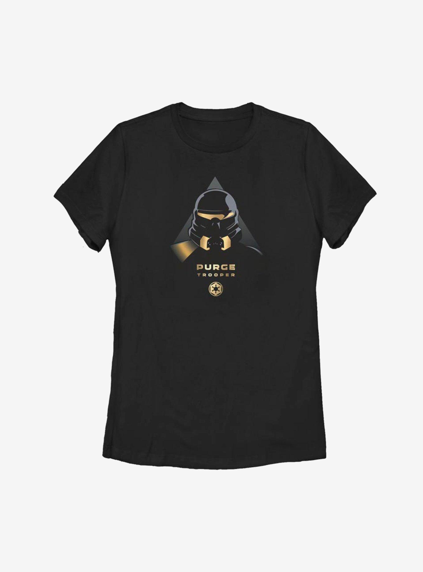 Star Wars Jedi Fallen Order Purge Trooper Gold Womens T-Shirt, BLACK, hi-res