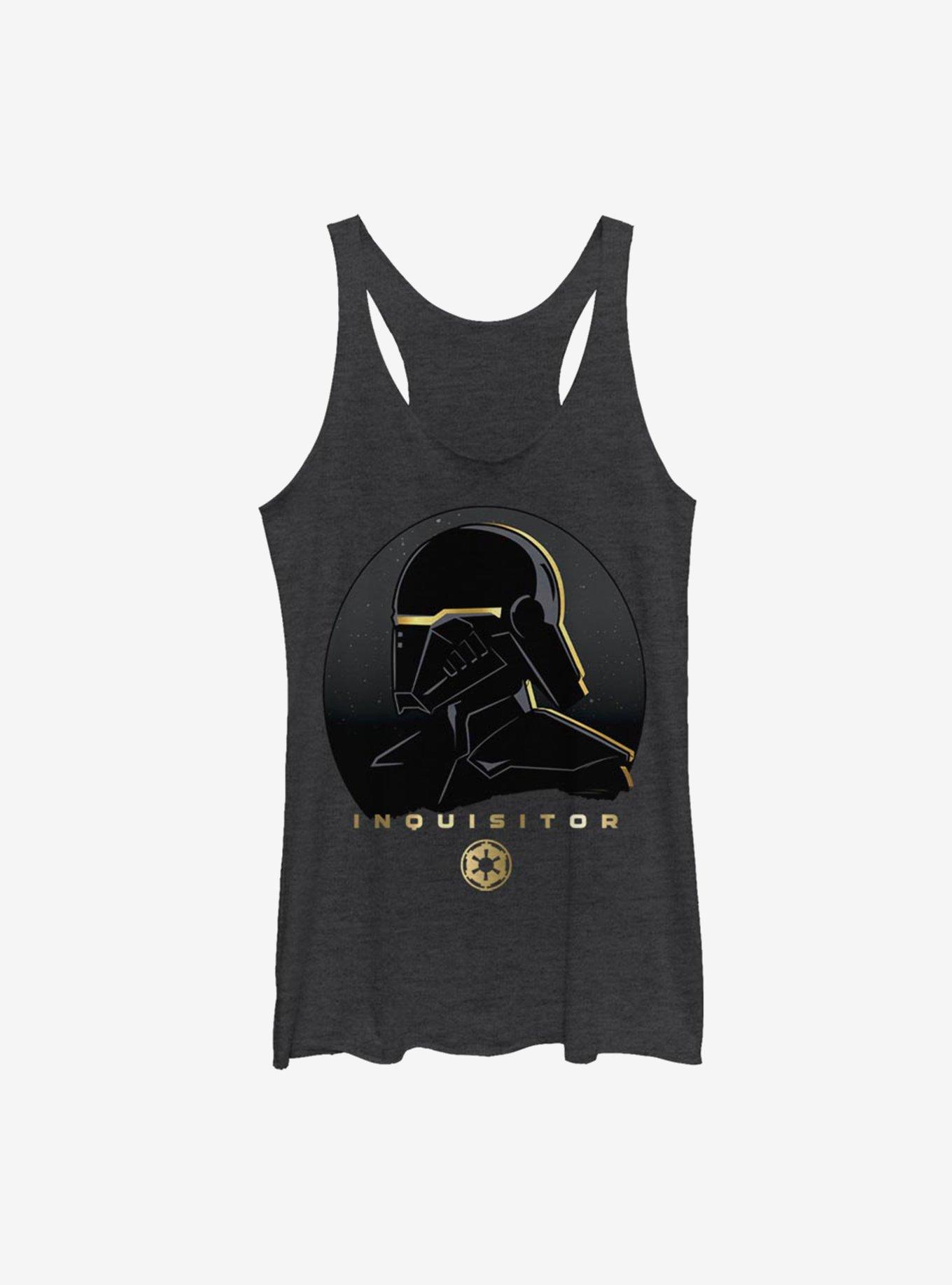 Star Wars Jedi Fallen Order Inquisitor Gold Womens Tank Top, BLK HTR, hi-res