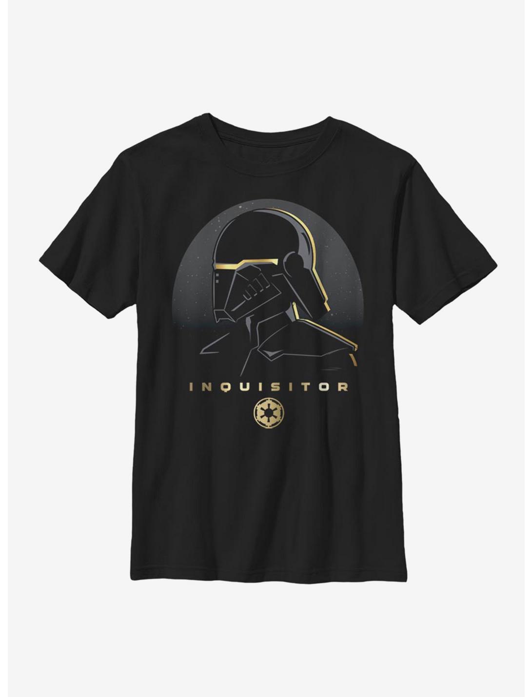 Star Wars Jedi Fallen Order Inquisitor Gold Youth T-Shirt, BLACK, hi-res