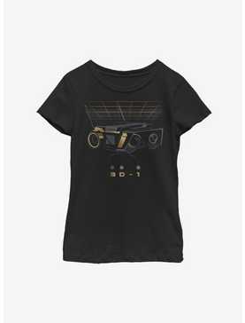 Star Wars Jedi Fallen Order BD-1 Gold Youth Girls T-Shirt, , hi-res