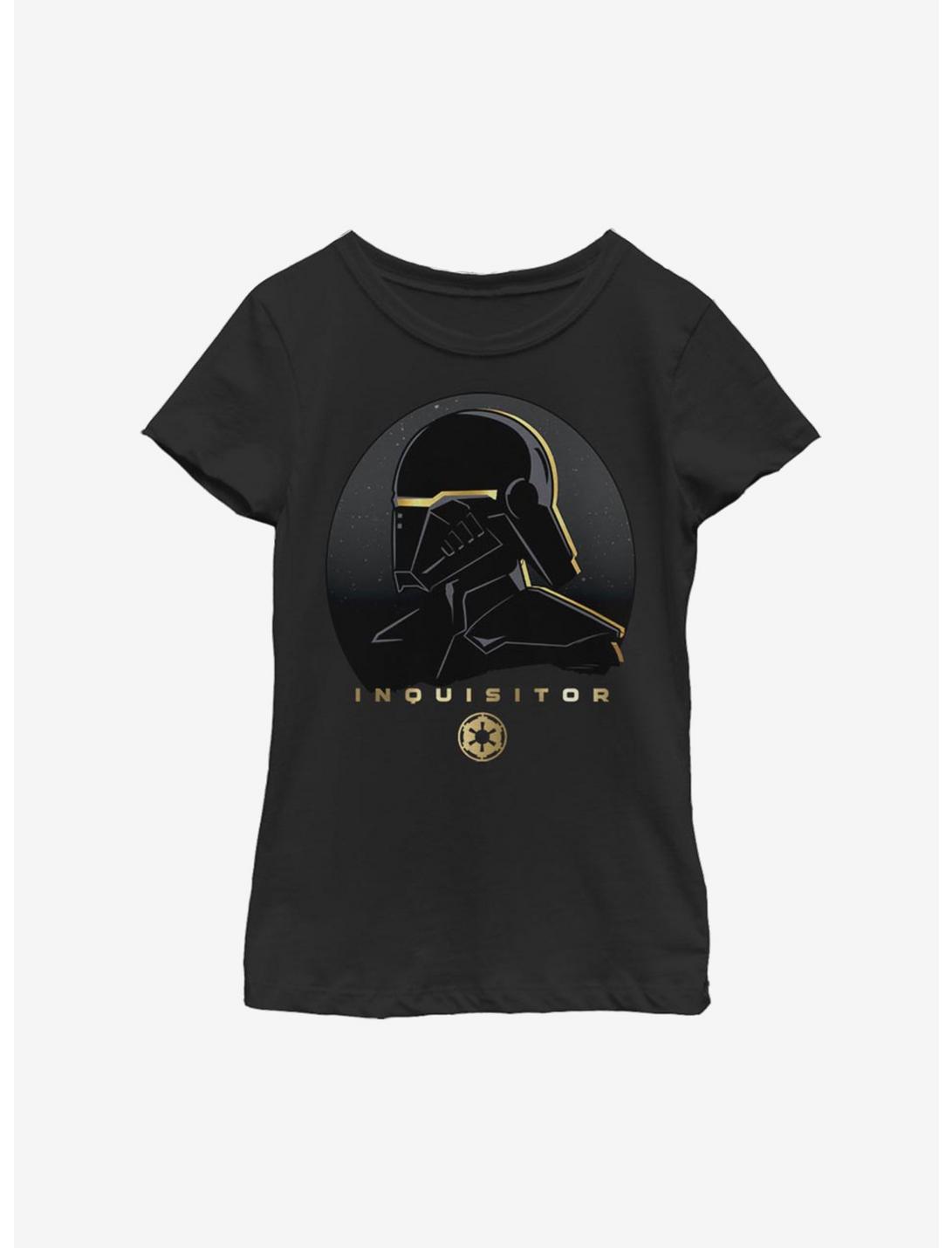 Star Wars Jedi Fallen Order Inquisitor Gold Youth Girls T-Shirt, BLACK, hi-res