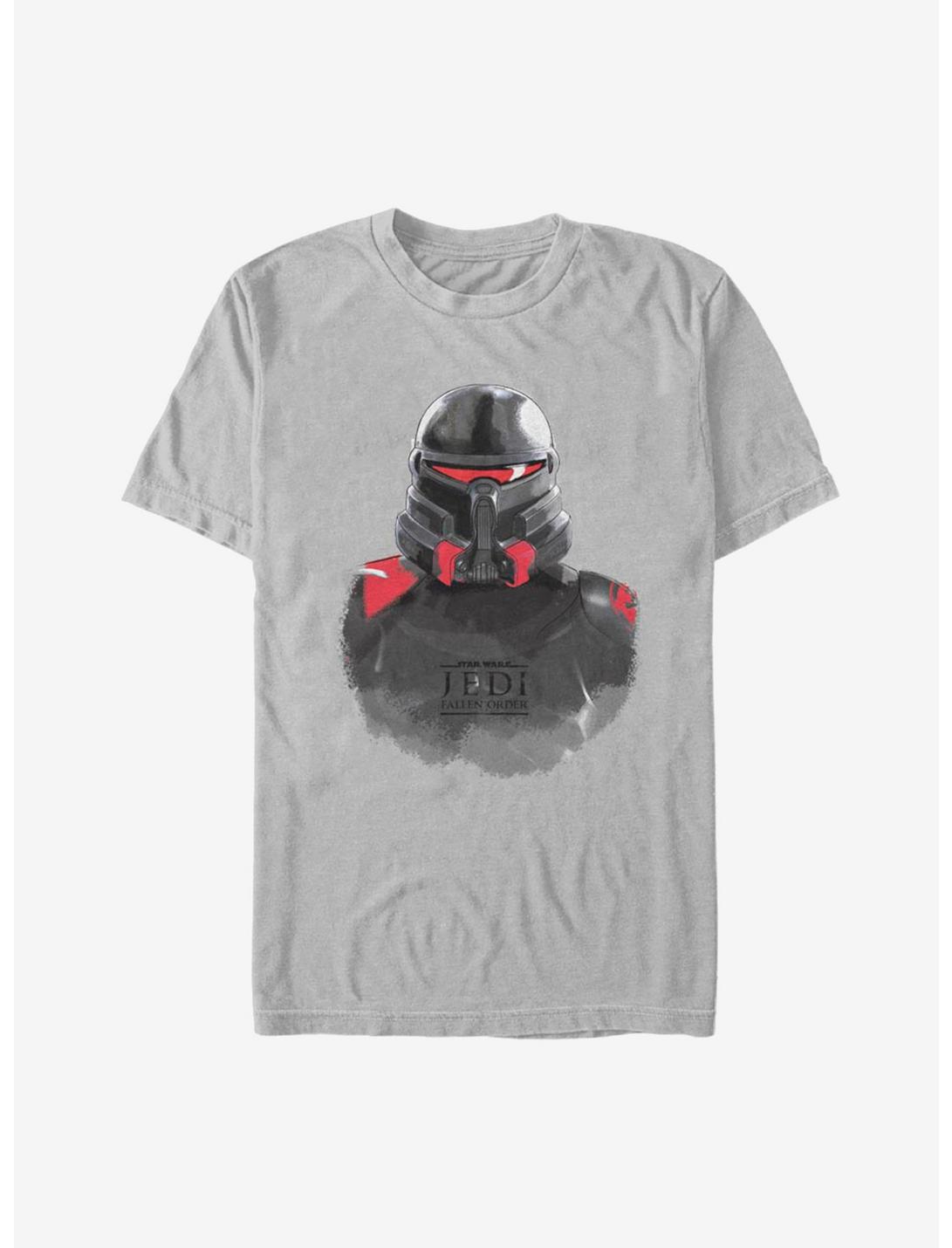 Star Wars Jedi Fallen Order Purge Trooper Mask T-Shirt, SILVER, hi-res