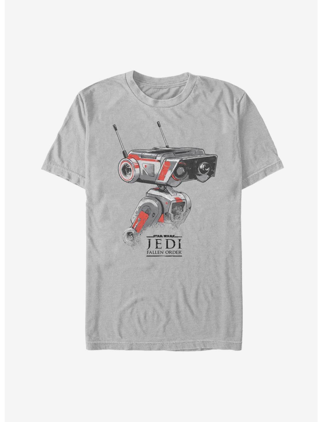 Star Wars Jedi Fallen Order BD-1 Sketch T-Shirt, SILVER, hi-res