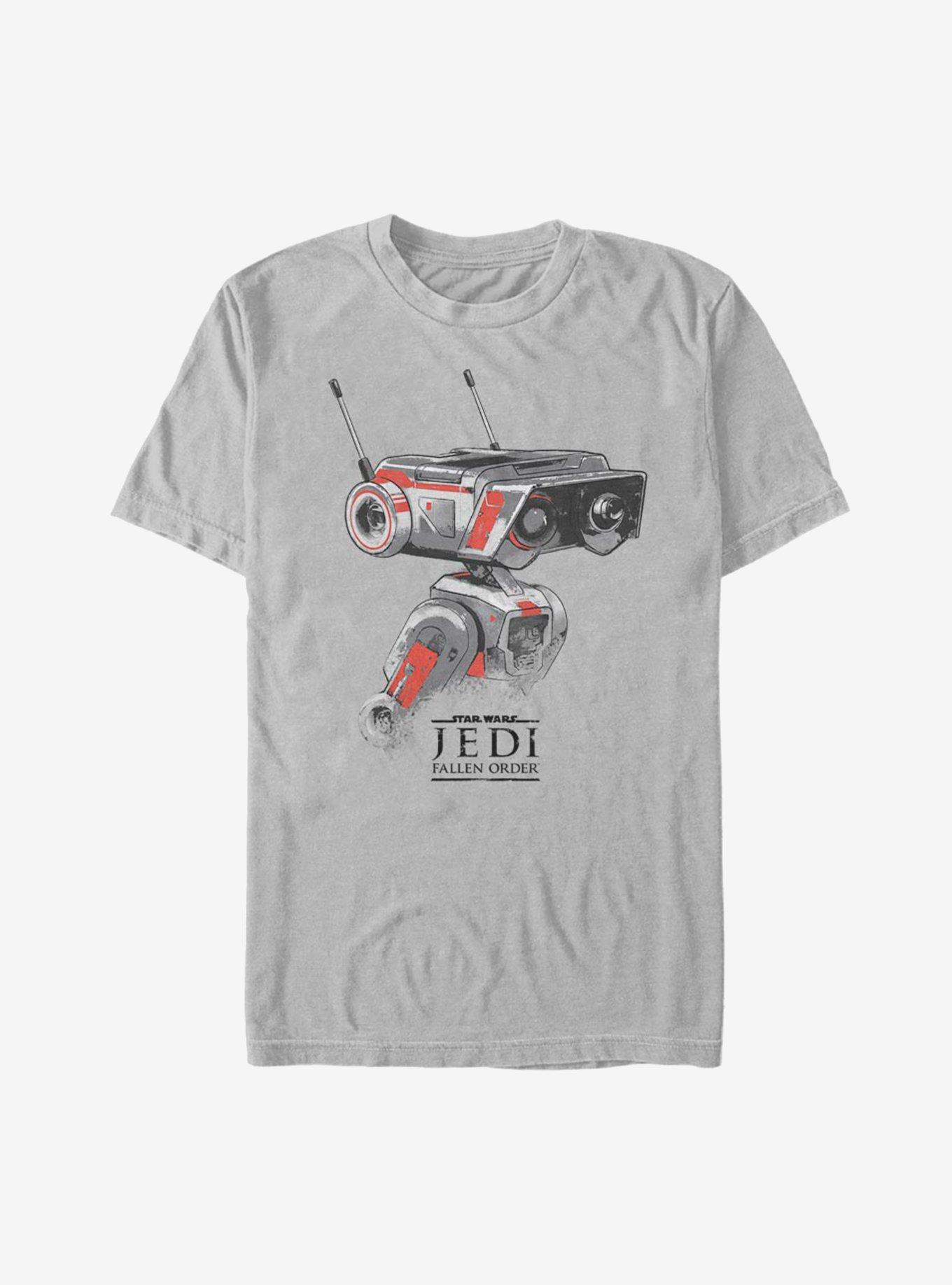 Star Wars Jedi Fallen Order BD-1 Sketch T-Shirt, SILVER, hi-res