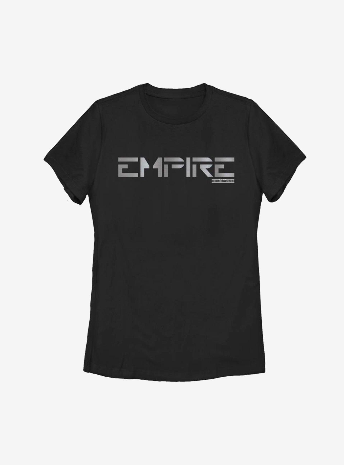 Star Wars Jedi Fallen Order Empire Script Womens T-Shirt, BLACK, hi-res