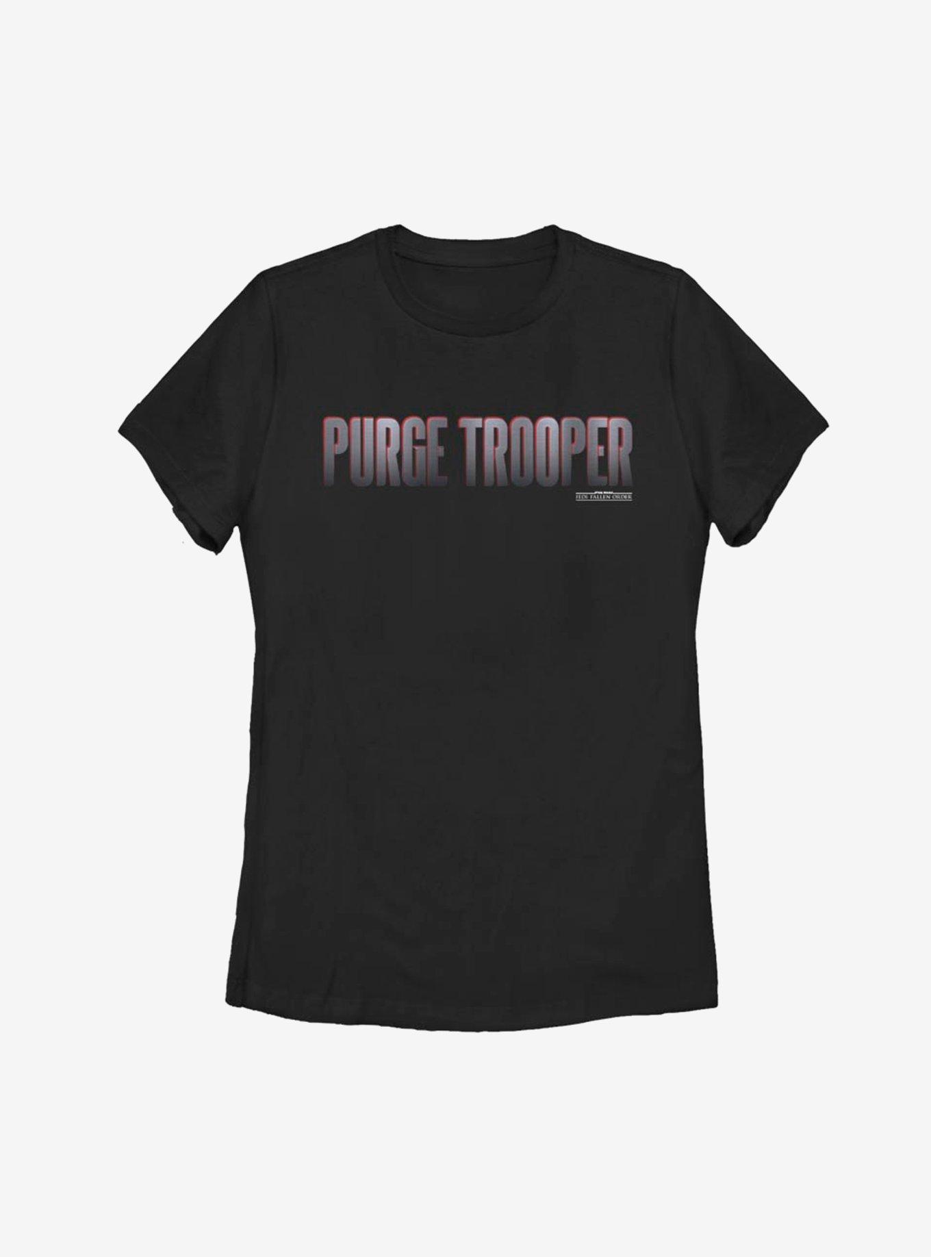 Star Wars Jedi Fallen Order Purge Trooper Womens T-Shirt, BLACK, hi-res