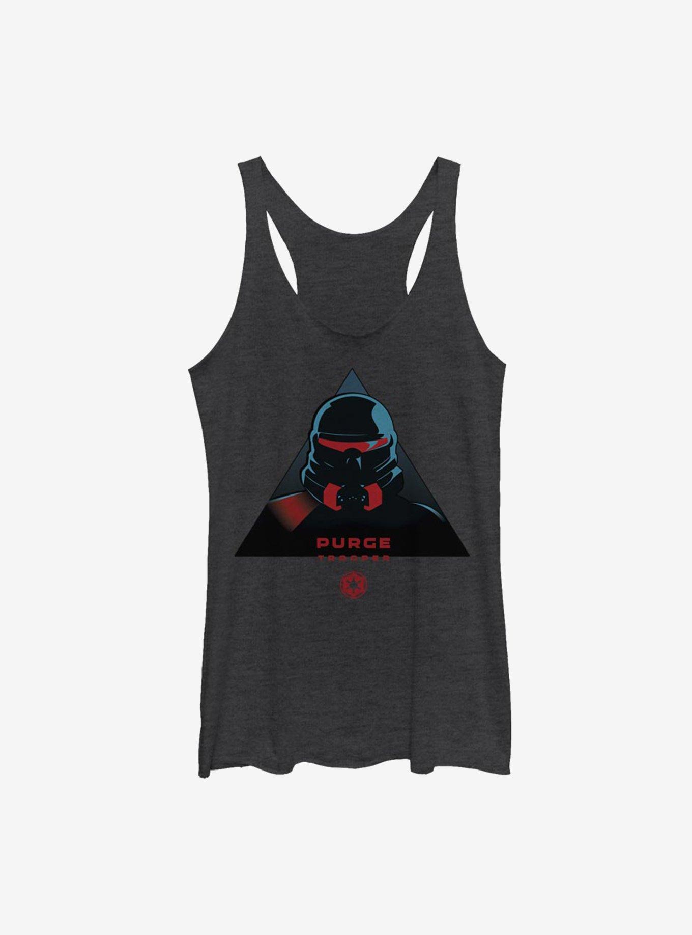 Star Wars Jedi Fallen Order Purge Trooper Womens Tank Top, BLK HTR, hi-res