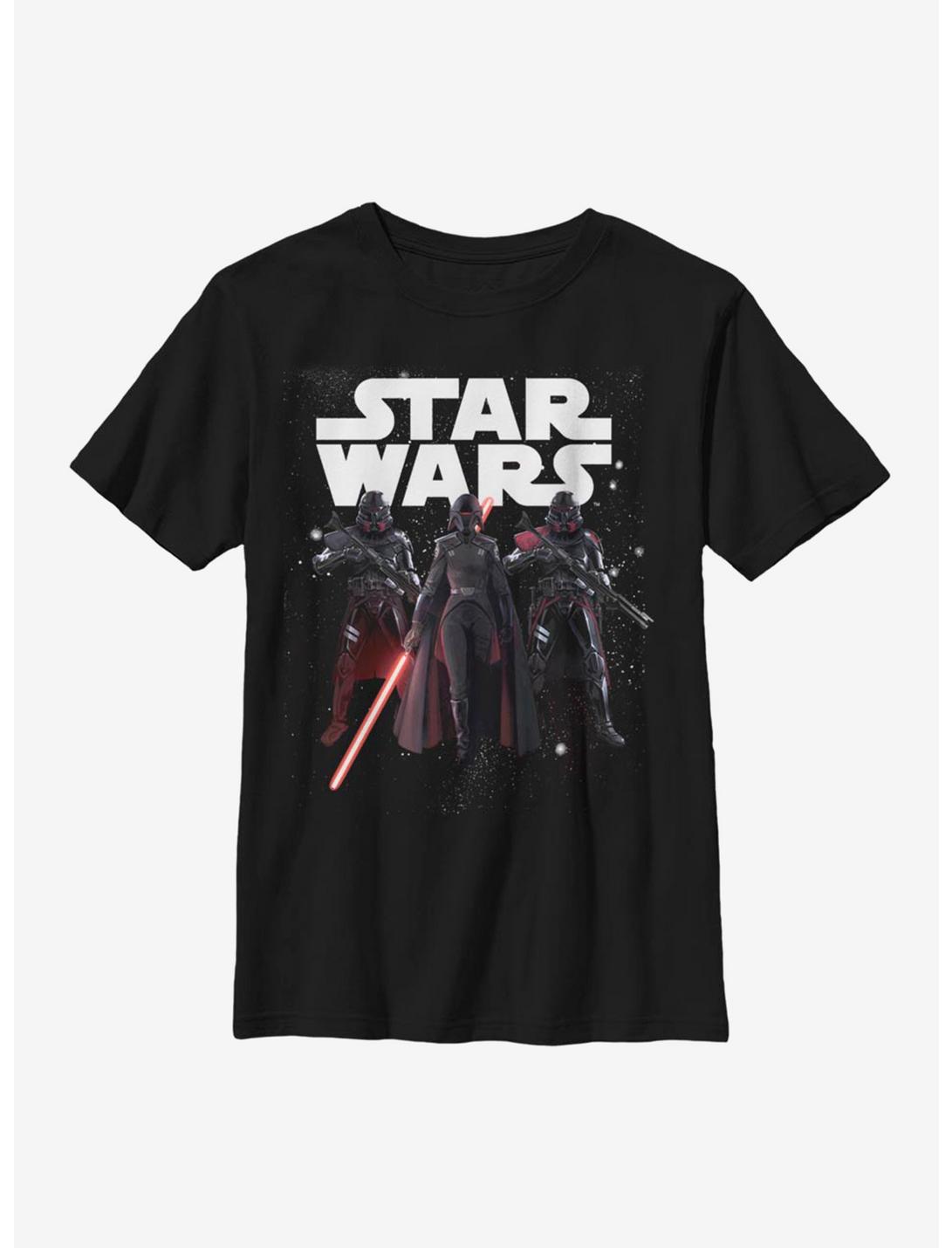Star Wars Jedi Fallen Order Big Three Youth T-Shirt, BLACK, hi-res