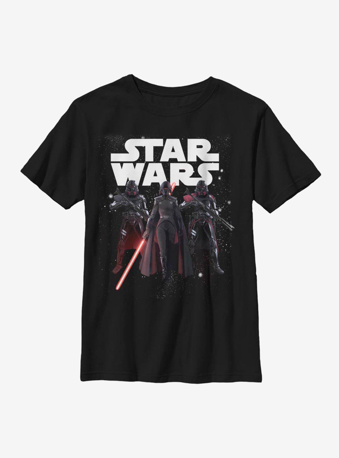 Star Wars Jedi Fallen Order Big Three Youth T-Shirt, BLACK, hi-res