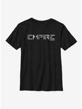 Star Wars Jedi Fallen Order Empire Script Youth T-Shirt, BLACK, hi-res
