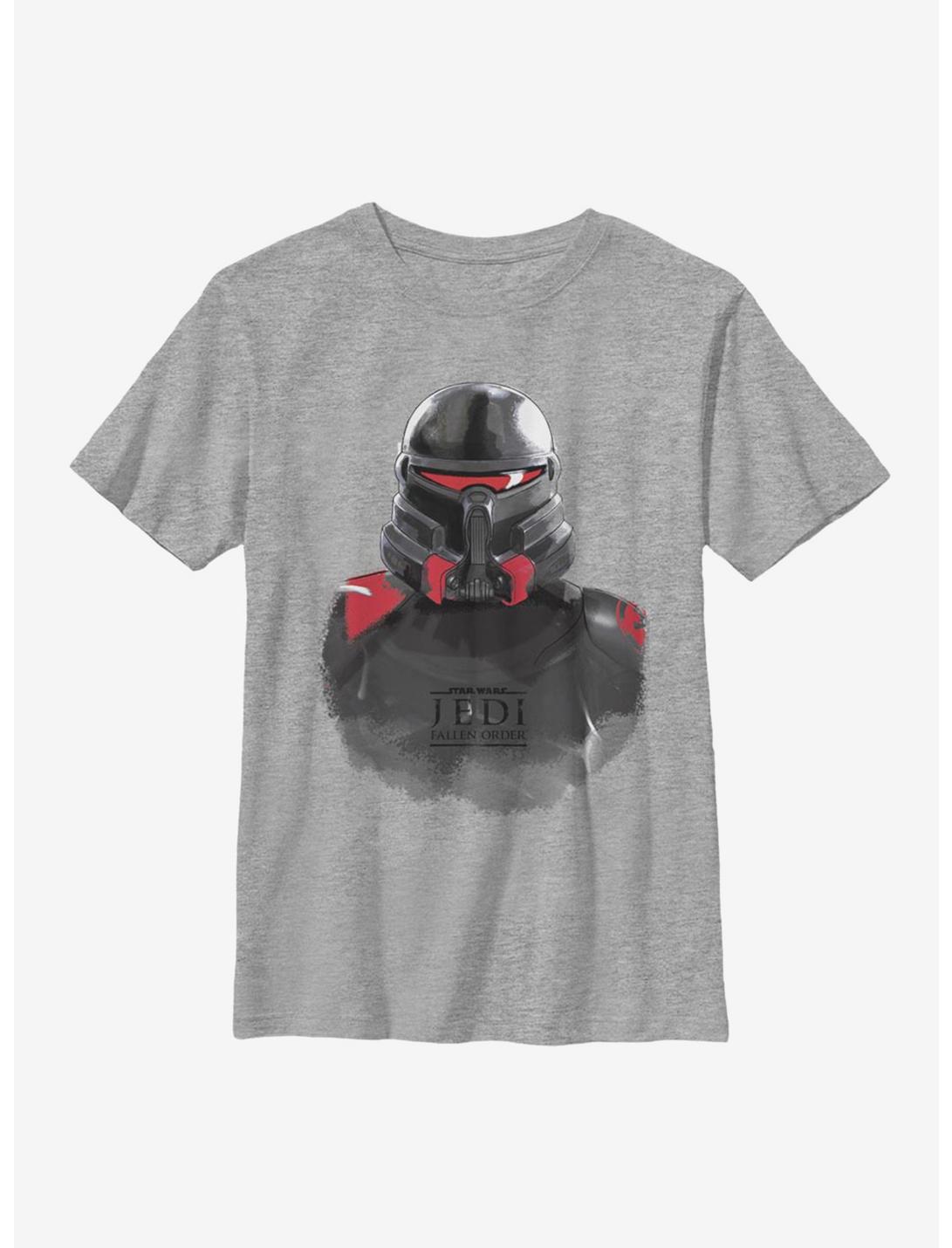 Star Wars Jedi Fallen Order Purge Trooper Mask Youth T-Shirt, ATH HTR, hi-res
