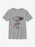 Star Wars Jedi Fallen Order BD-1 Sketch Youth T-Shirt, ATH HTR, hi-res
