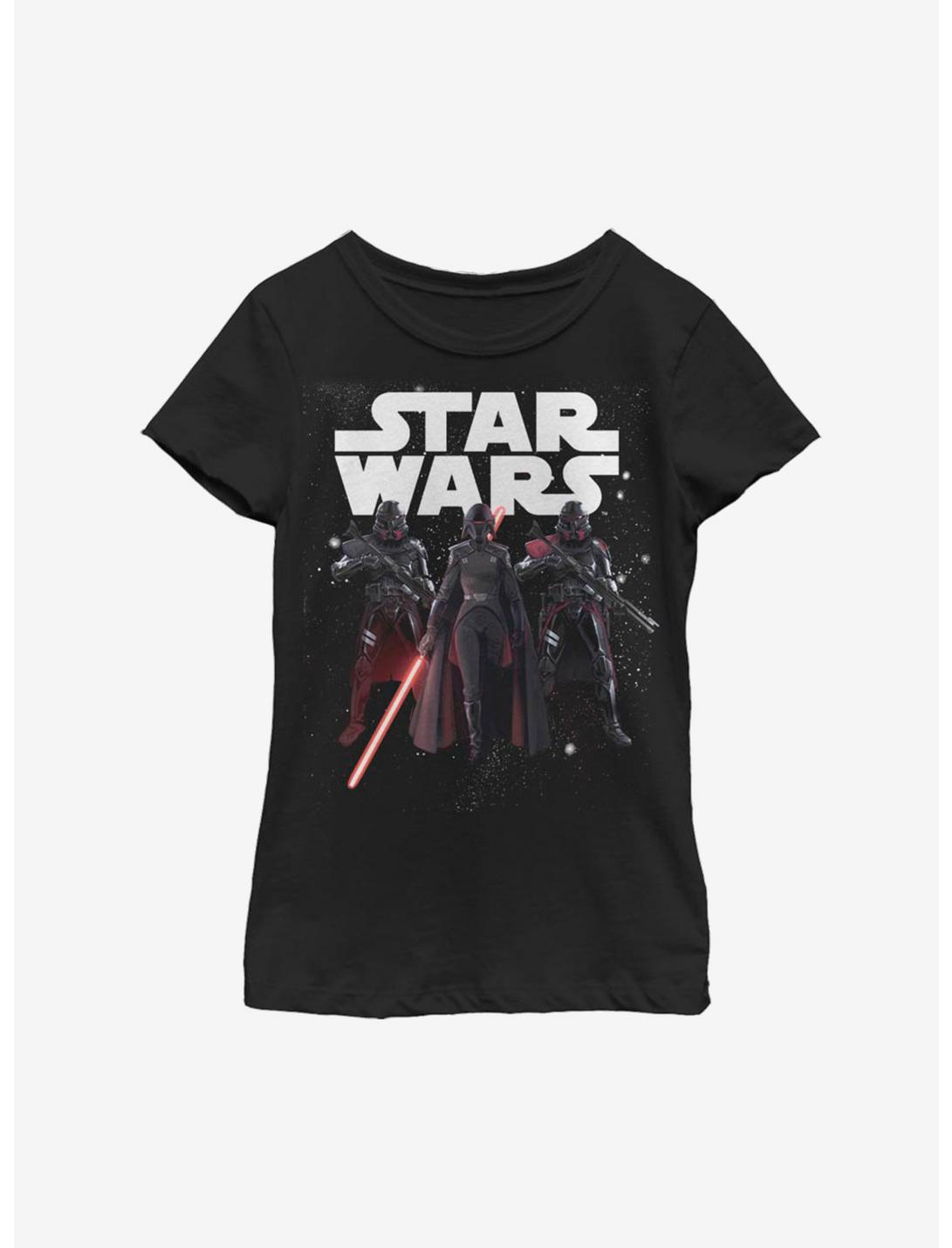 Star Wars Jedi Fallen Order Big Three Youth Girls T-Shirt, BLACK, hi-res