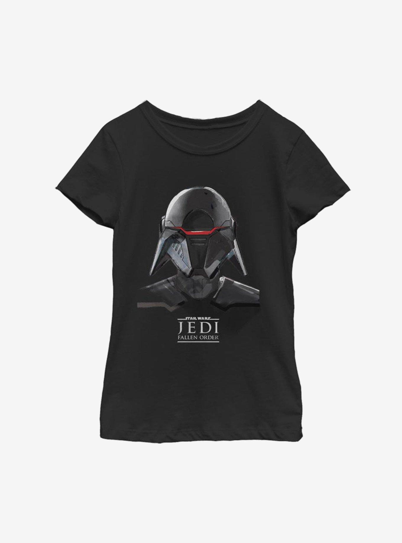 Star Wars Jedi Fallen Order Inquisitor Mask Youth Girls T-Shirt, , hi-res