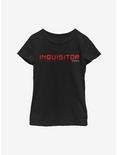 Star Wars Jedi Fallen Order Inquisitor Script Youth Girls T-Shirt, BLACK, hi-res