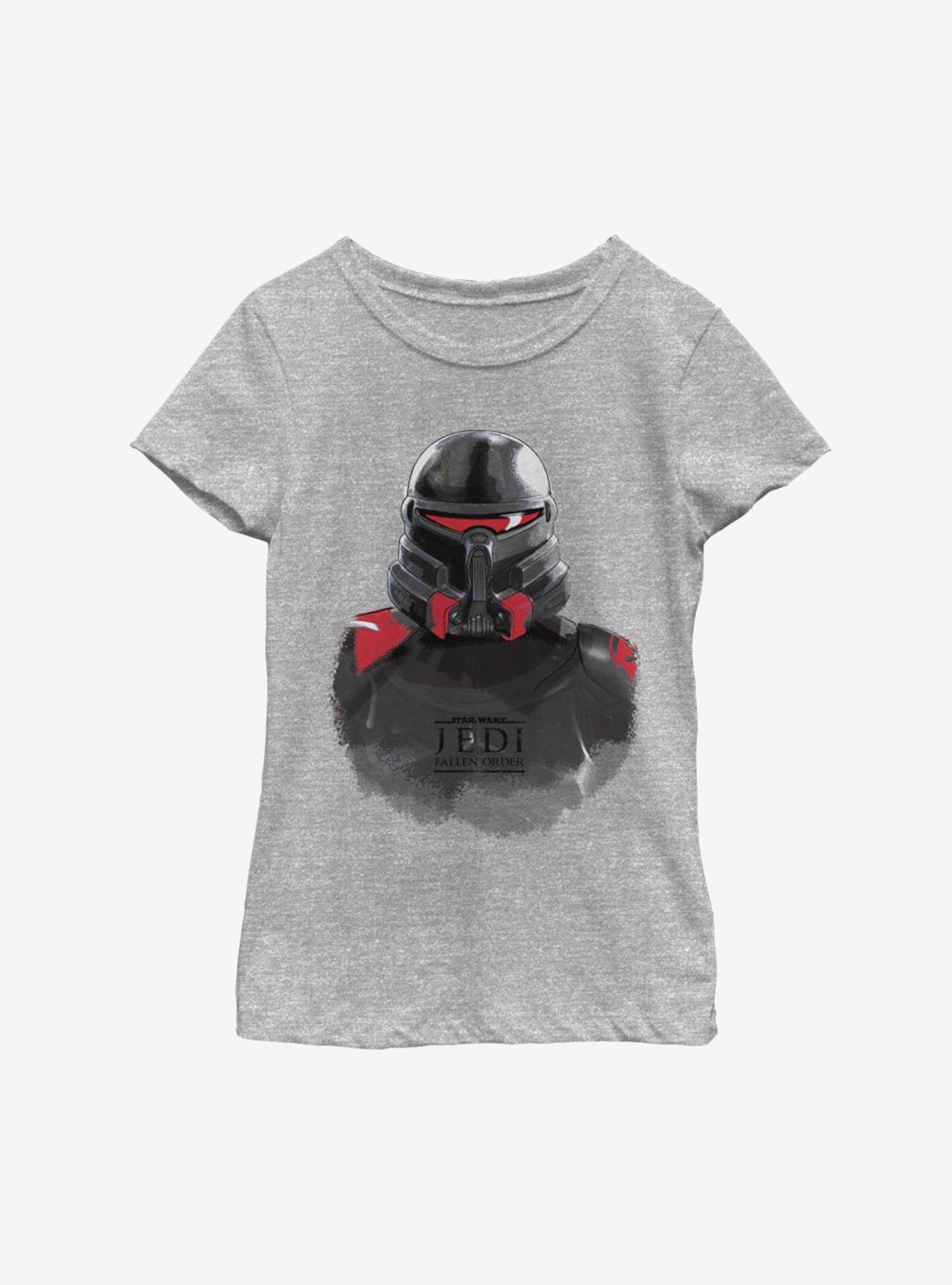 Star Wars Jedi Fallen Order Purge Trooper Mask Youth Girls T-Shirt, , hi-res