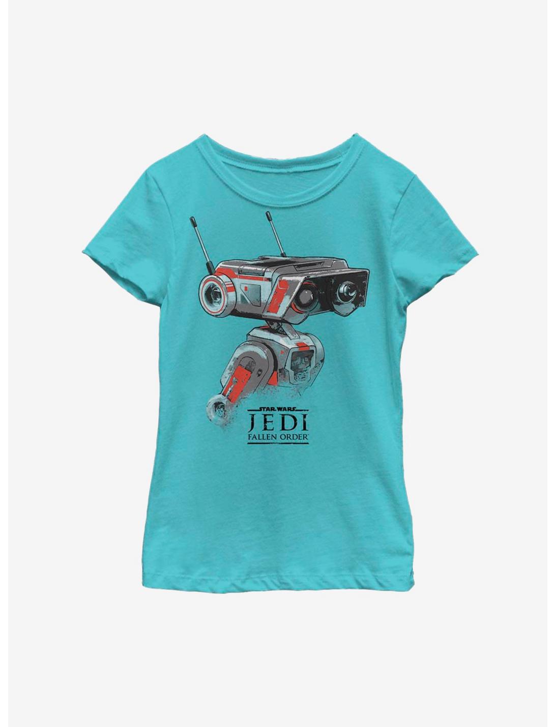Star Wars Jedi Fallen Order BD-1 Sketch Youth Girls T-Shirt, TAHI BLUE, hi-res