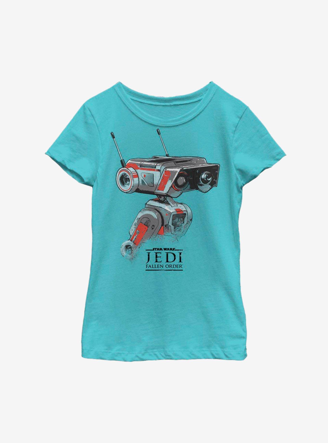 Star Wars Jedi Fallen Order BD-1 Sketch Youth Girls T-Shirt, , hi-res
