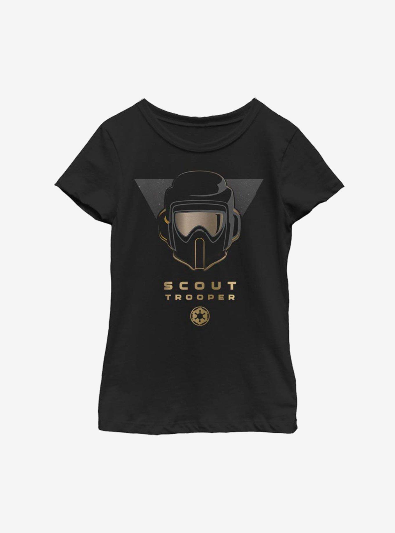Star Wars Jedi Fallen Order Scout Trooper Youth Girls T-Shirt, BLACK, hi-res