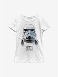 Star Wars Jedi Fallen Order Trooper Mask Youth Girls T-Shirt, WHITE, hi-res