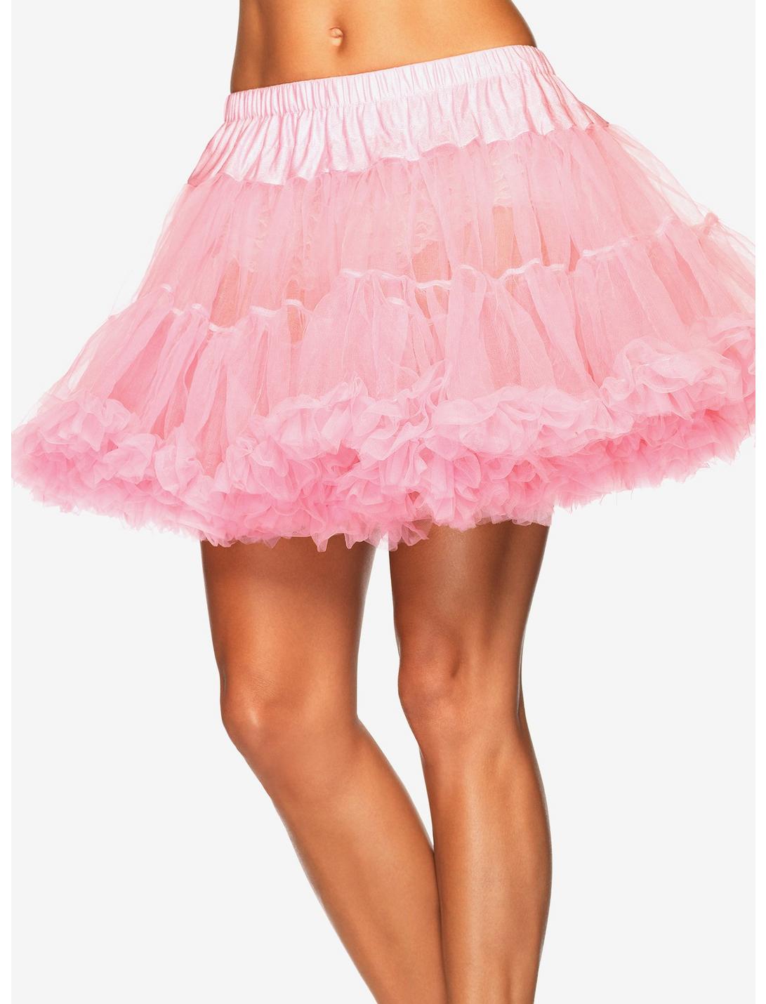 Light Pink Layered Tulle Petticoat, , hi-res