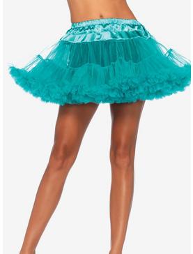 Teal Layered Tulle Petticoat, , hi-res