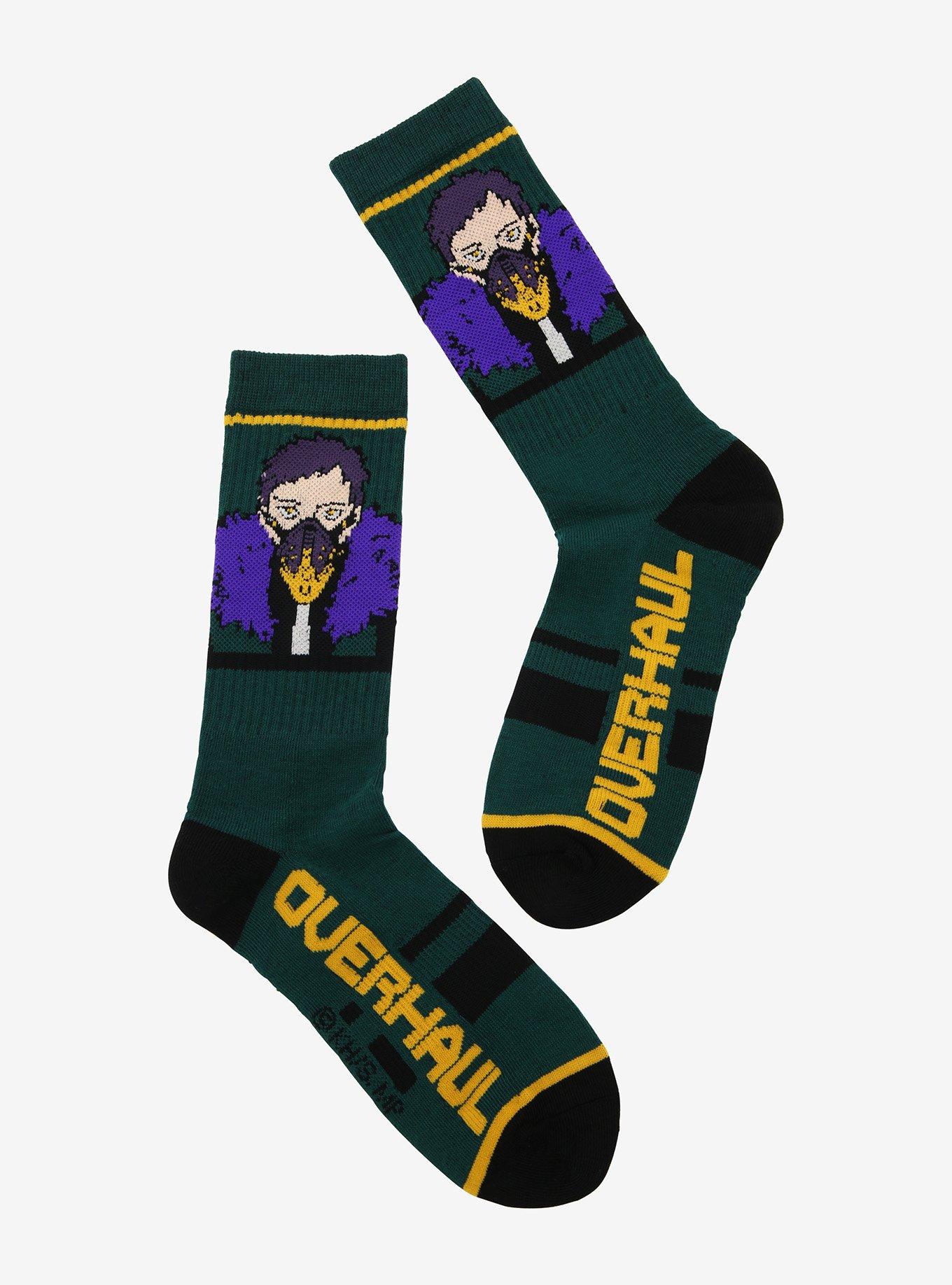 My Hero Academia Overhaul Crew Socks, , hi-res